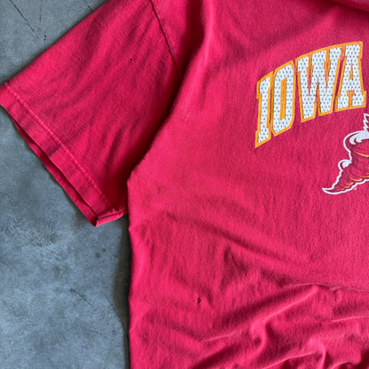 Y2K Iowa State Cyclones Spellout CyNado T Shirt