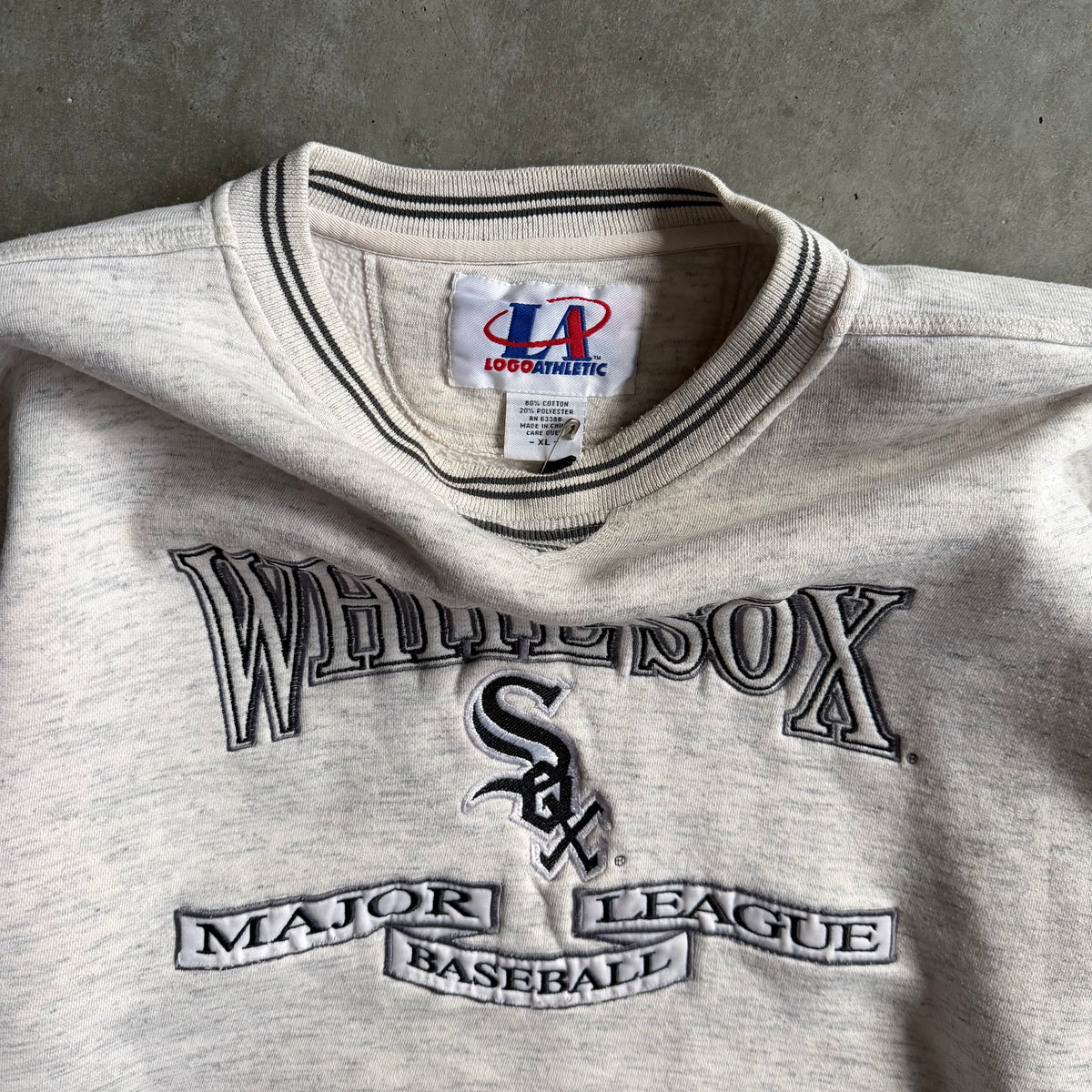 Vintage White Sox Embroidered MLB Sweatshirt