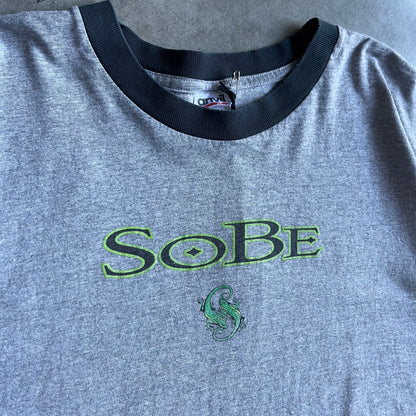Vintage Sobe Dual Lizards Ringer Tee