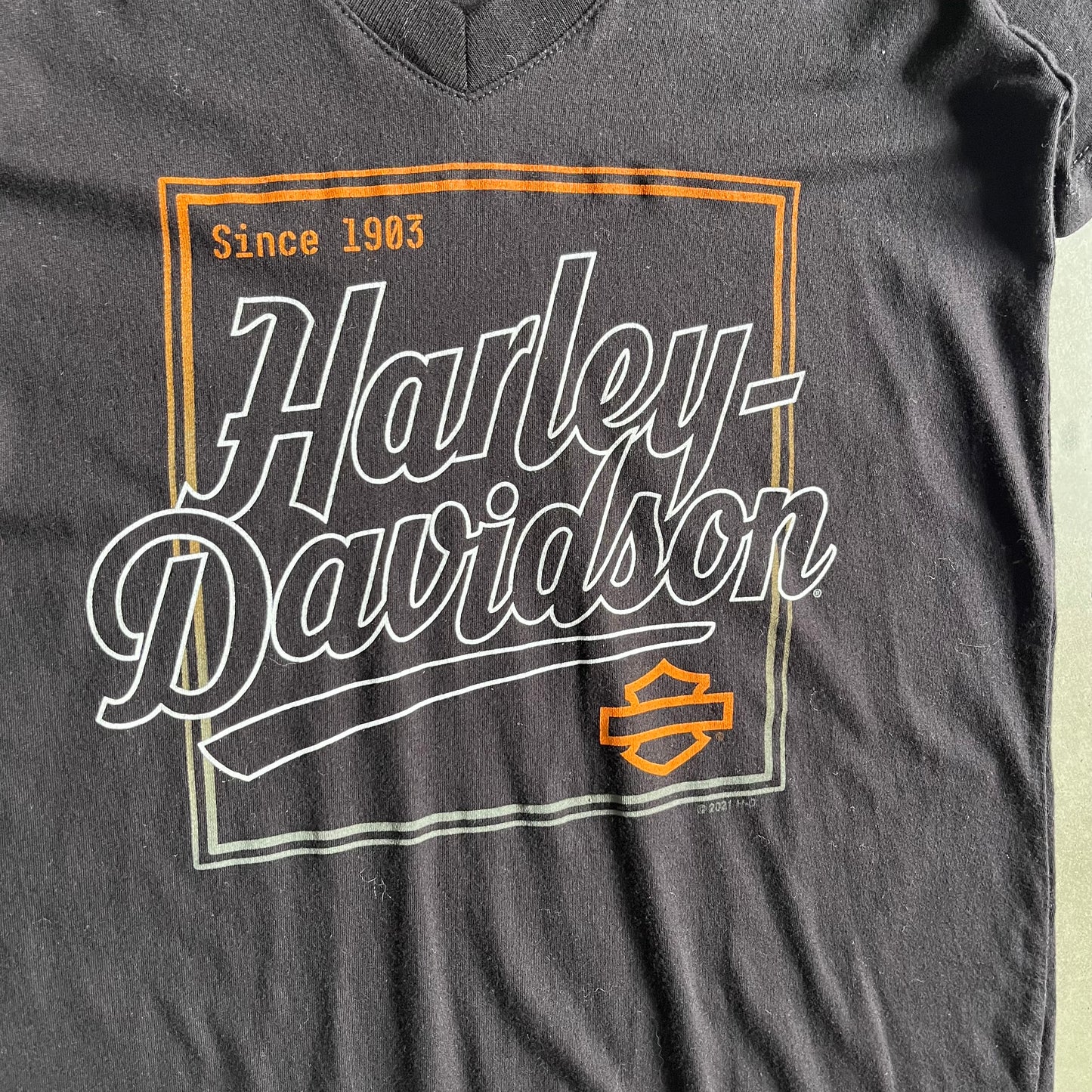 Women’s Harley Davidson Graphic V Neck