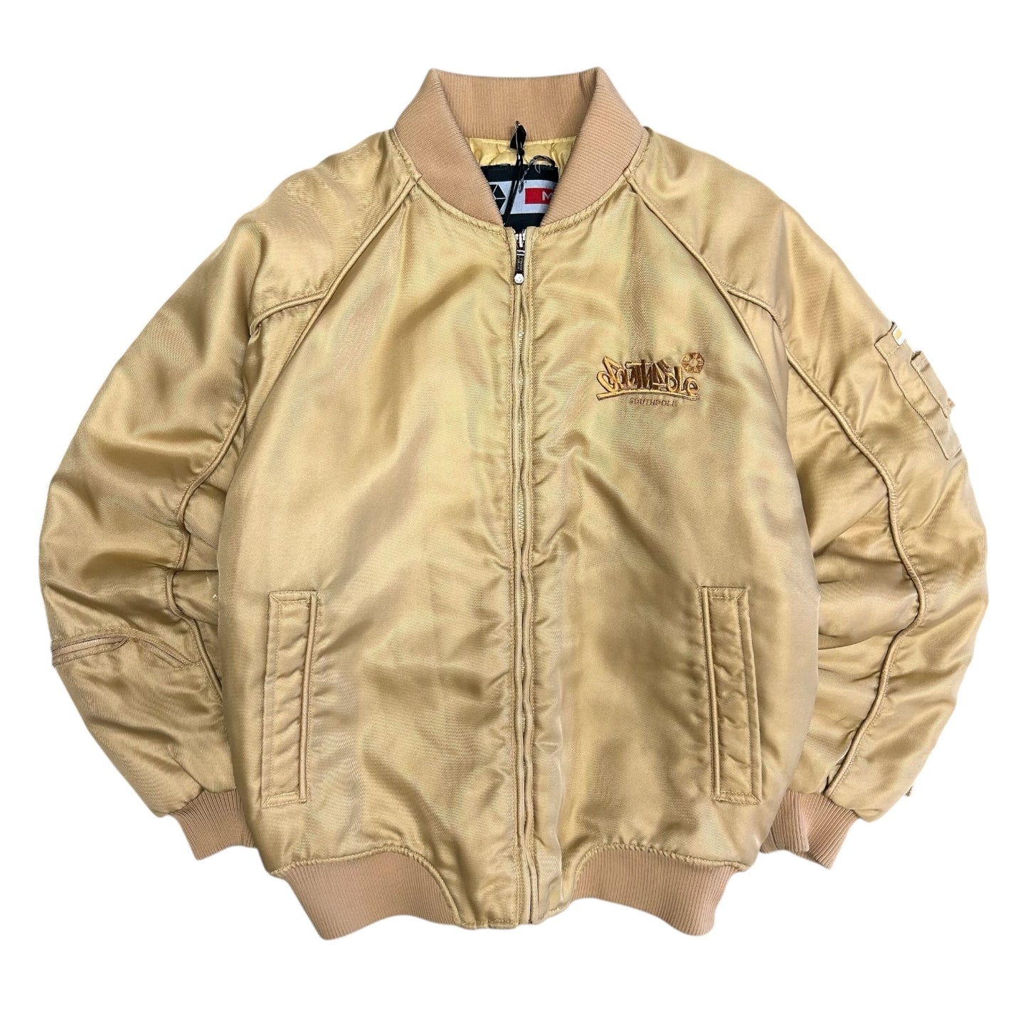 Y2K Southpole Wheat Bomber Jacket