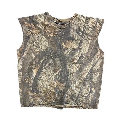 Vintage Liberty Camo Cut Off Pocket T Shirt