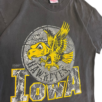 Vintage Iowa Hawkeyes Herky Spell Out Graphic T Shirt