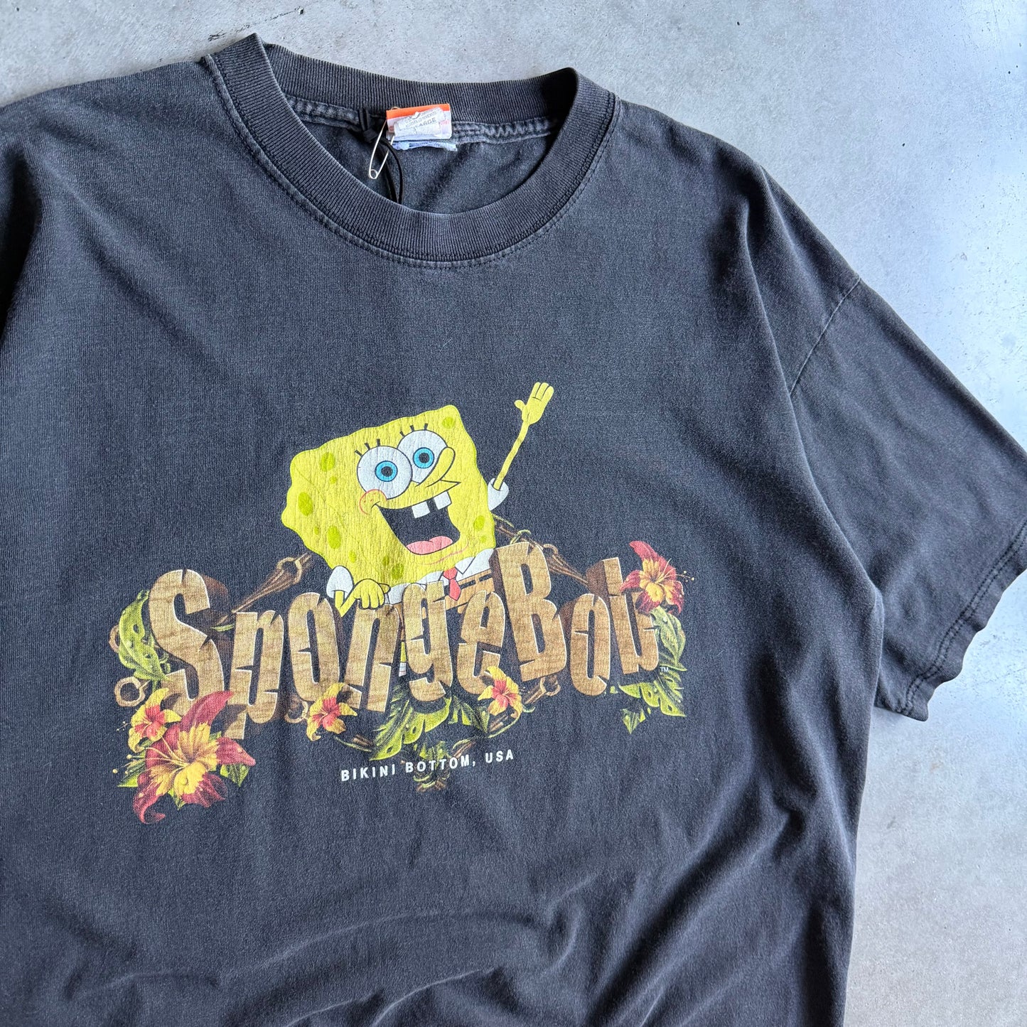 Vintage SpongeBob Bikini Bottom USA T Shirt