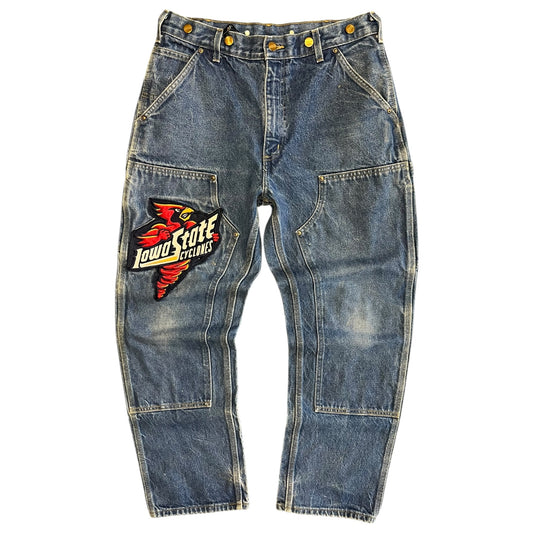 Carhartt ‘B07 DNM’ Denim Double Knees w/ ISU Patch