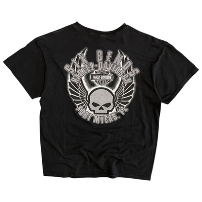 Y2K Harley Davidson Fort Myers Military Women Tee