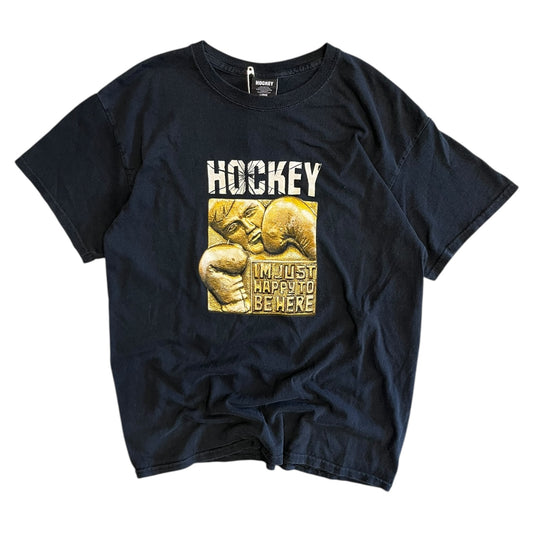 Y2K “I’m Just Happy To Be Here” Hockey Tee