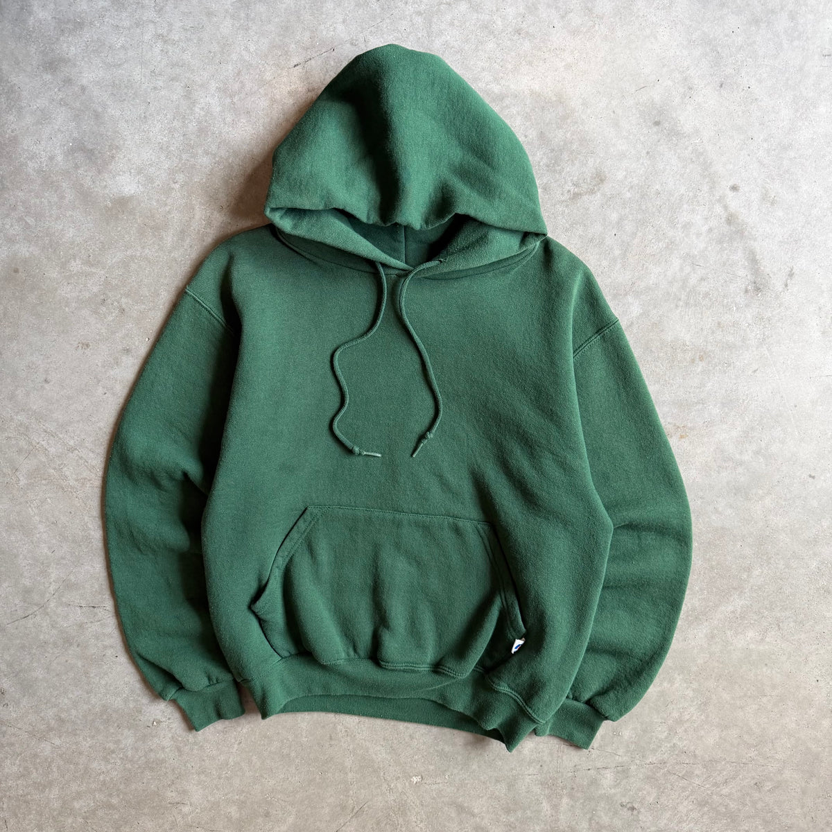 Vintage Russell Athletic Forest Green Blanket Hoodie