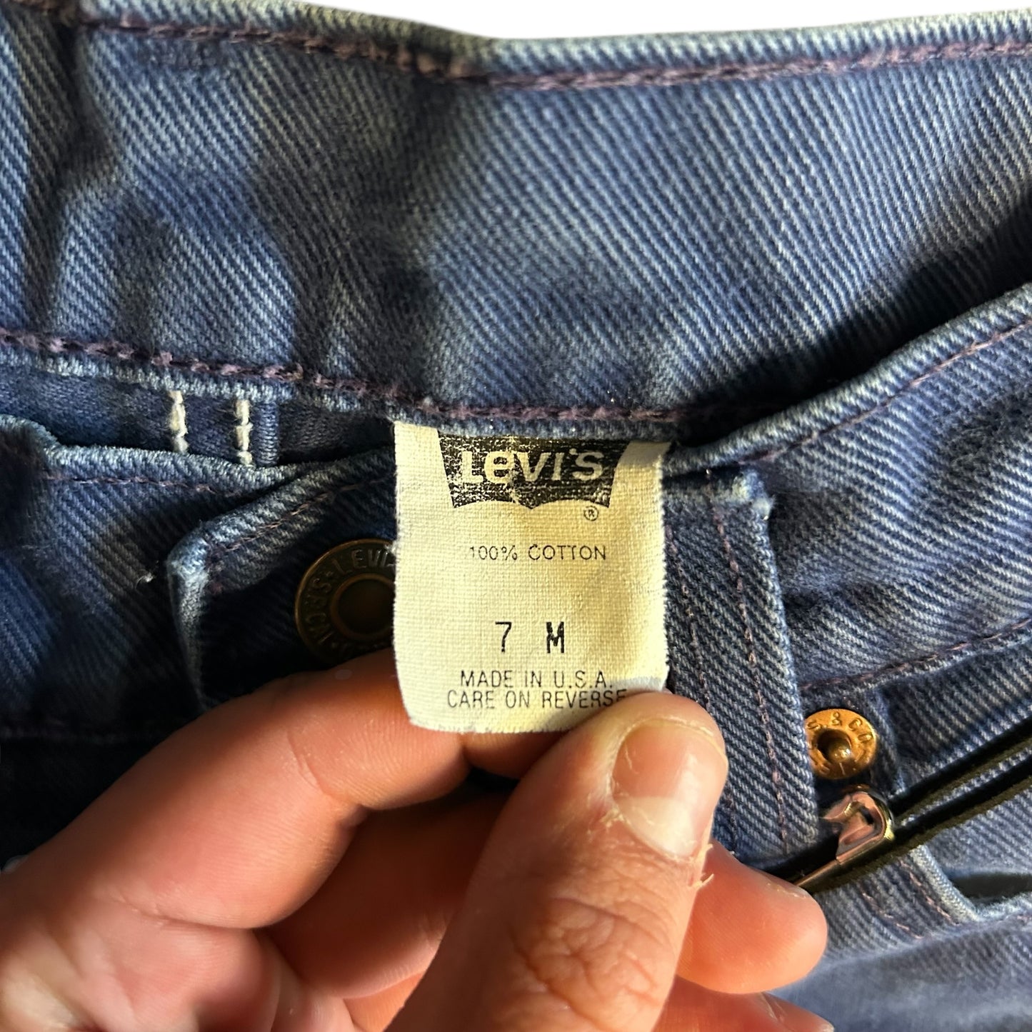 Vintage Women’s Levi’s Indigo Tapered Jeans