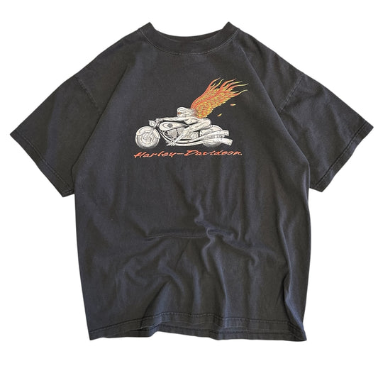 Vintage Harley Davidson Winged Lady Tee