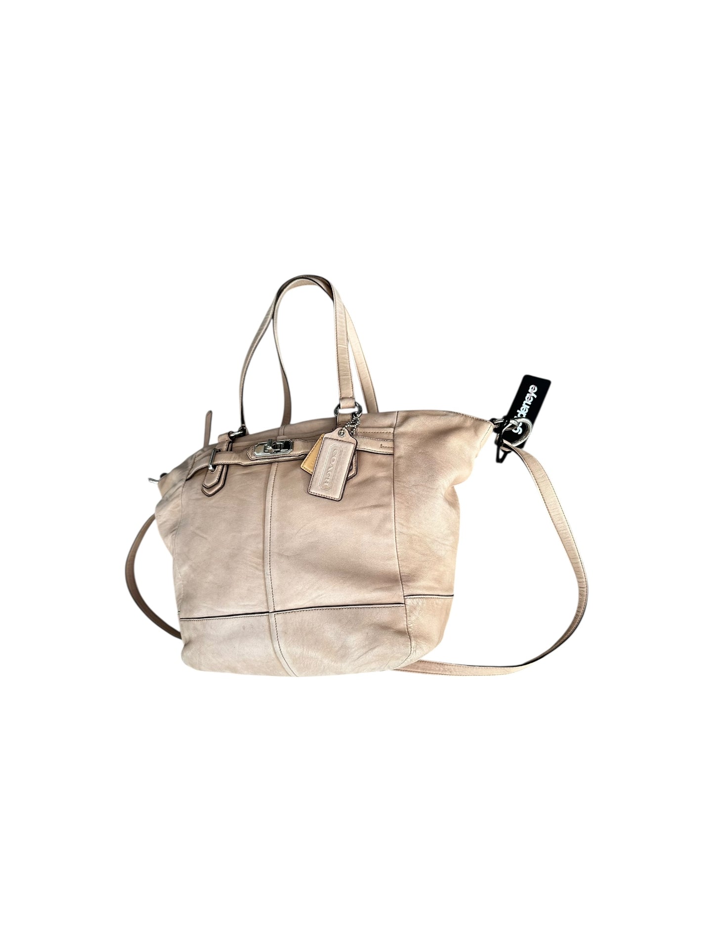 Coach Distressed Chelsea Jaden Bag In Beige