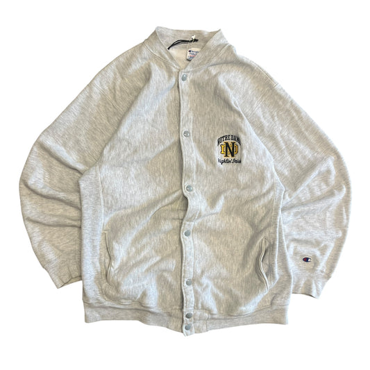 80s Champion Reverse Weave Notre Dame Cardigan