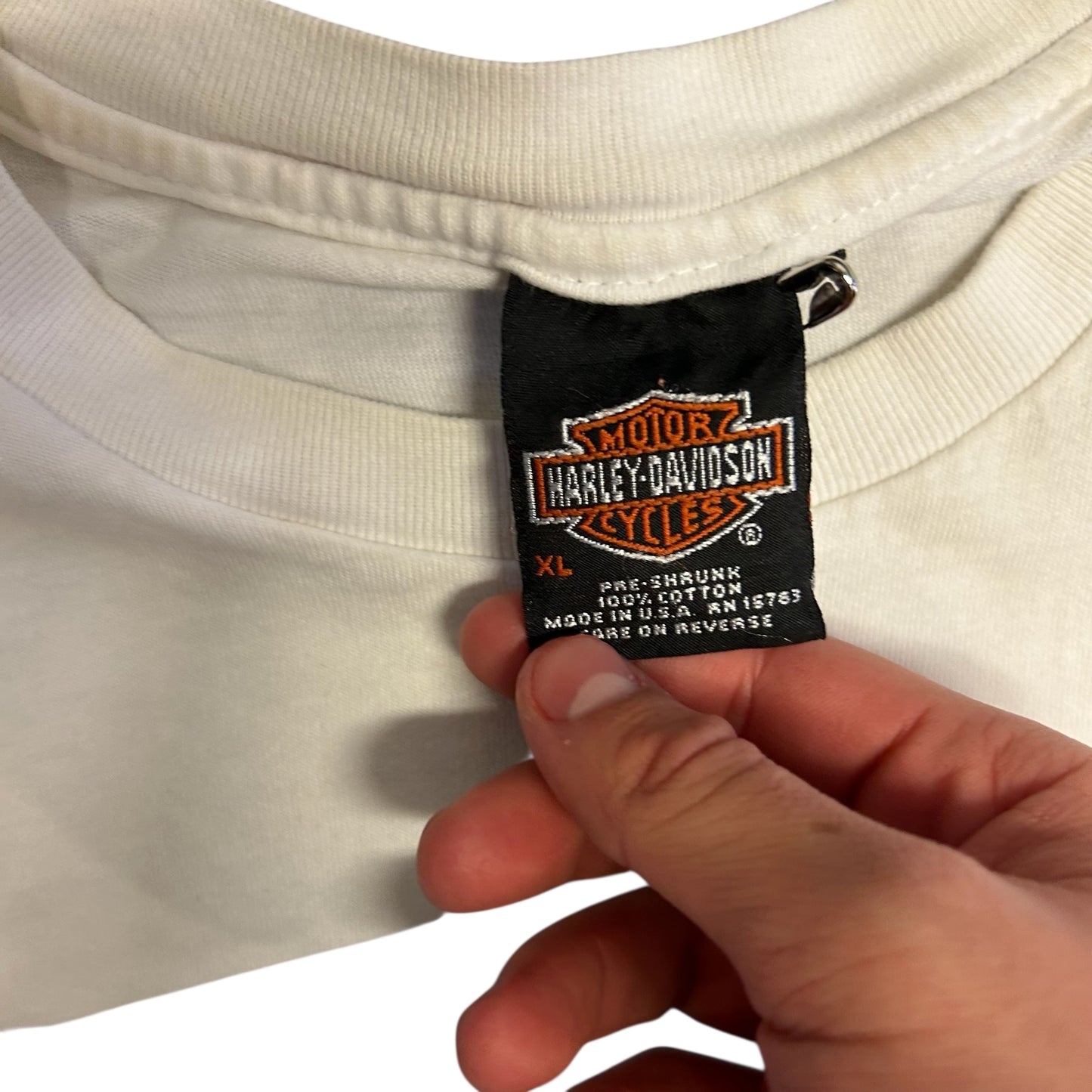 Y2K Willie Coyote Harley Davidson Cut Off Tee