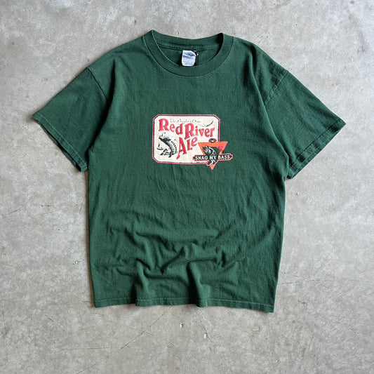 Vintage Red River Ale Logo Tee