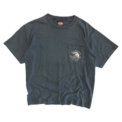 Y2K Harley Davidson Route 65 Pocket Tee