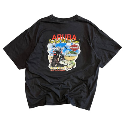 Y2K Harley Davidson Aruba Tee