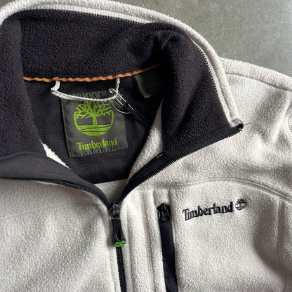 Timberland Cream Fleece Zip Up Jacket