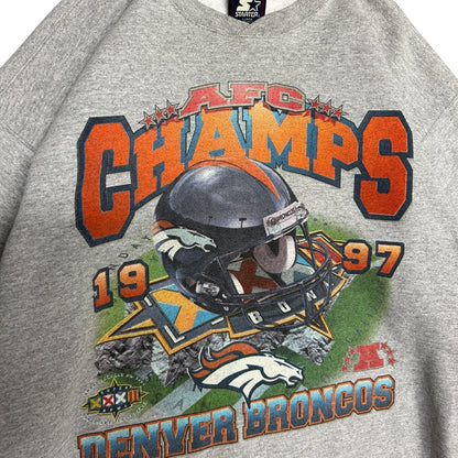 Vintage 1997 Broncos AFC Champs Sweatshirt