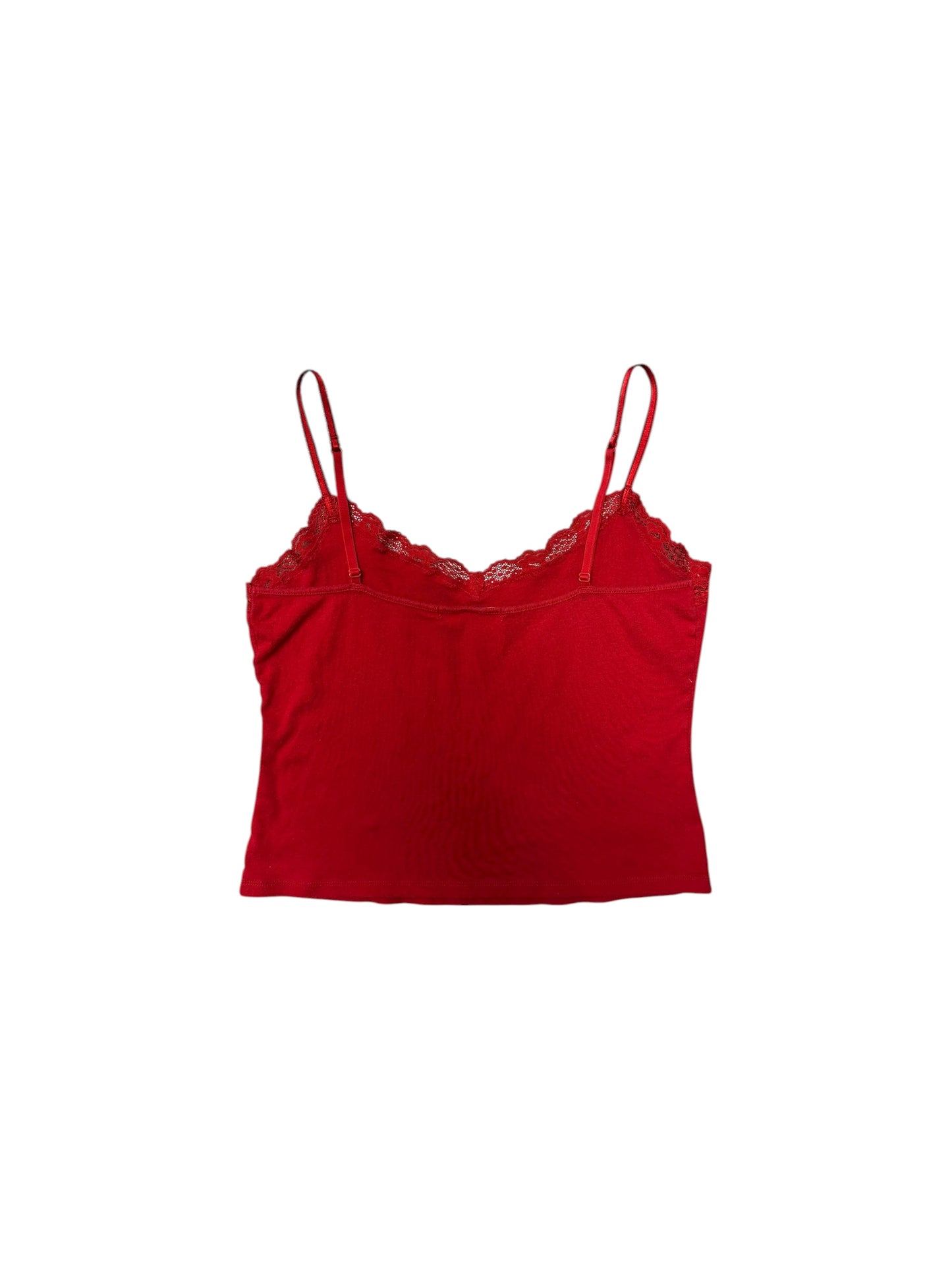 Women’s Y2K Victoria Secret Red Lace Cami