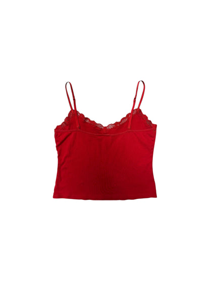 Women’s Y2K Victoria Secret Red Lace Cami