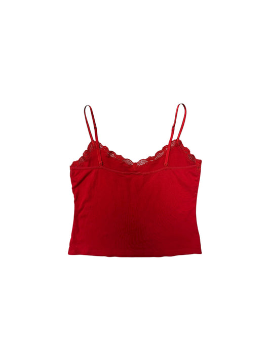 Women’s Y2K Victoria Secret Red Lace Cami