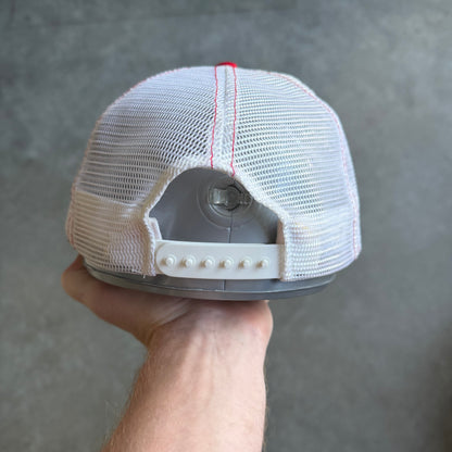 Vintage Shriners Red & White Mesh Trucker Hat