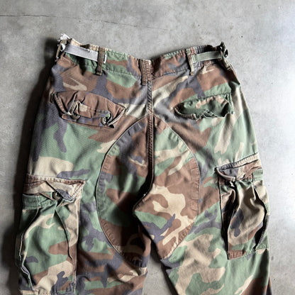 Vintage Military Surplus Camo Cargo Pants