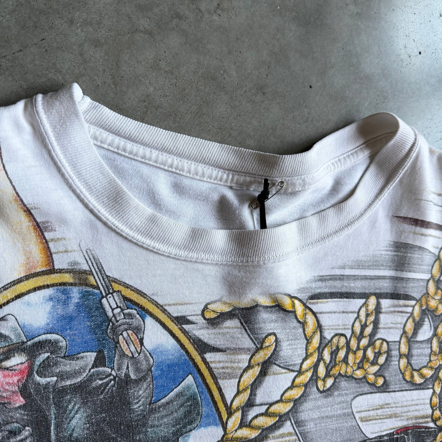 Vintage Dale Earnhardt “The Outlaw” AOP NASCAR Tee