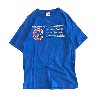 Y2K Majestic Chicago Cubs Interstate 55 Tee