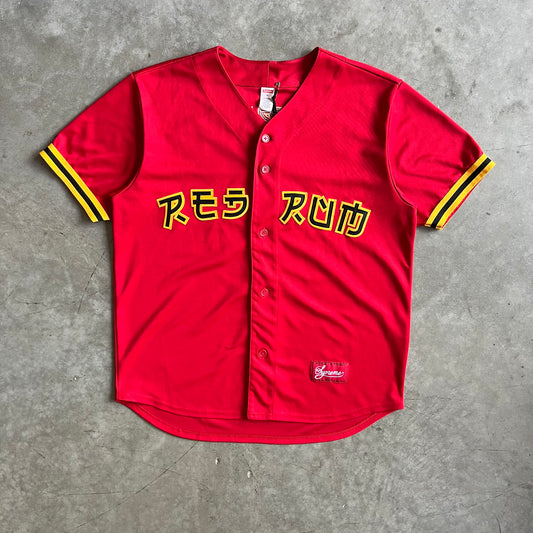 Supreme SS19 Red Rum Baseball Jersey