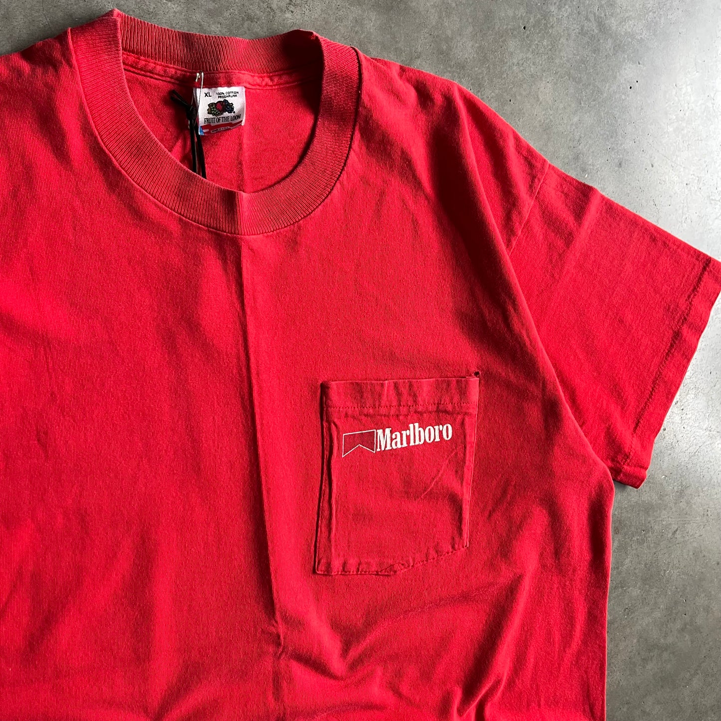 Vintage Marlboro Wild West Collection Red Pocket Tee