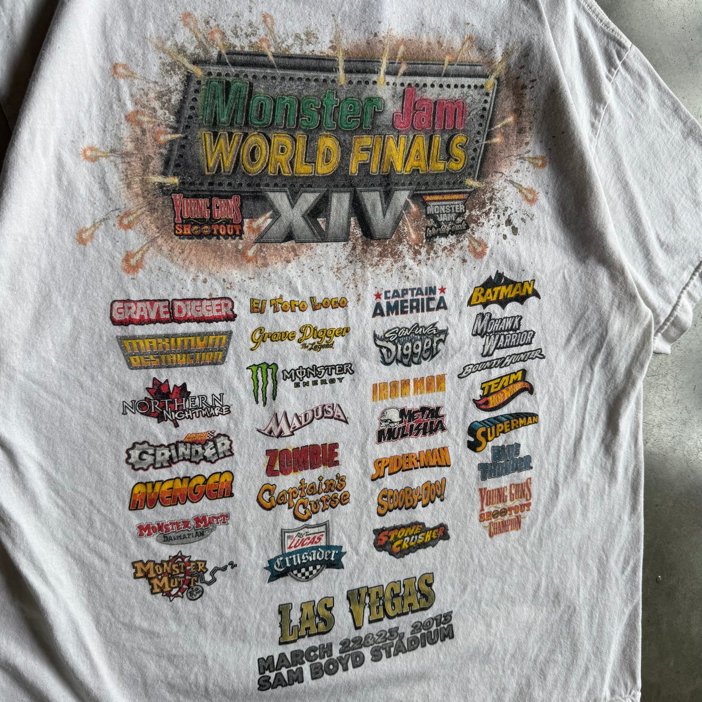 Y2K Monster Jam World Finals Big Graphic Tee