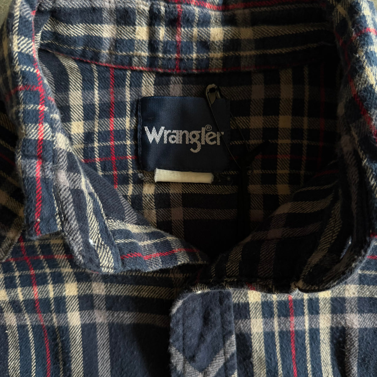 Vintage Wrangler Flannel Pearl Snap