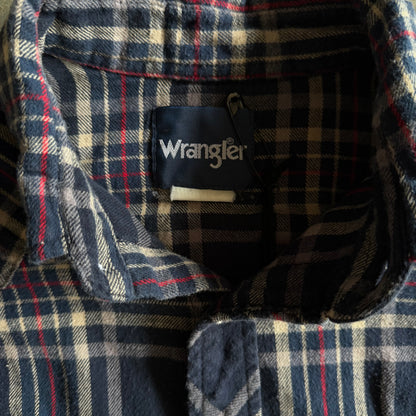 Vintage Wrangler Flannel Pearl Snap