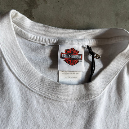 Y2K Harley Davidson Diamond Pattern Logo Sleeveless Tee