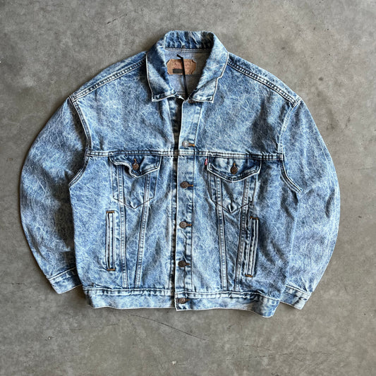 Vintage 80s Levi's Acid Wash Type 3 Trucker Jacket