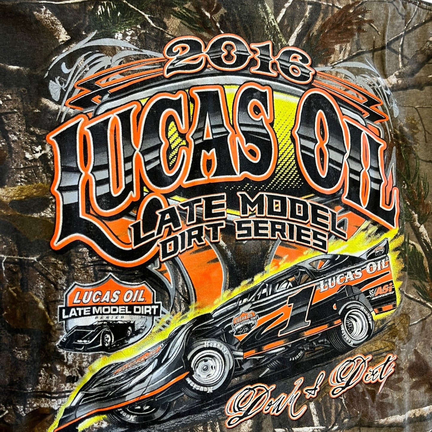 Y2K Lucas Oil Dirt Series Camo Tee