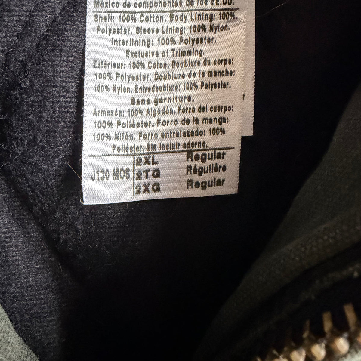 Carhartt ‘J130 MOS’ Moss Green Active Jacket w/ Embroidery