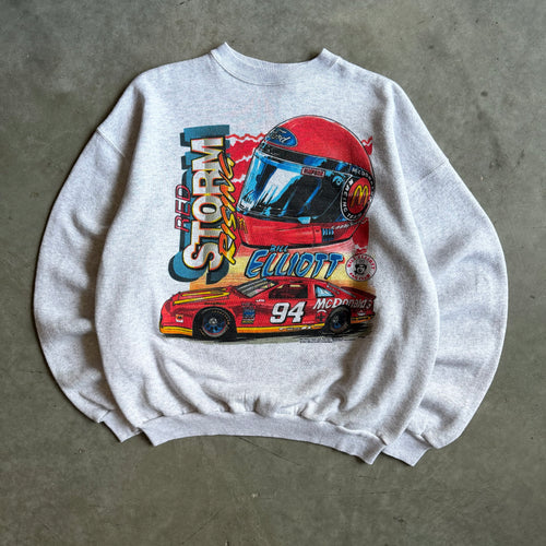 Vintage ‘94 Bill Elliott “Red Storm Rising” McDonald’s Racing Team Sweatshirt