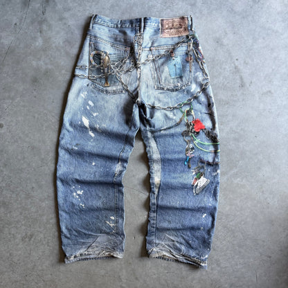Acne Studios 1981 Loose Fit Trompe-L’ŒIL Jeans