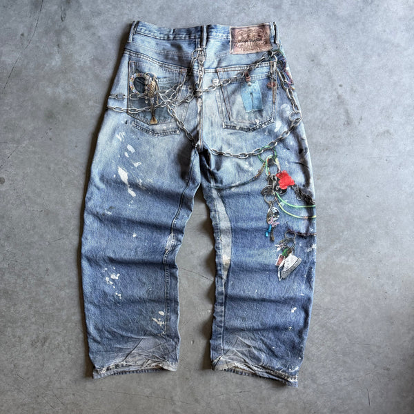 Acne Studios 1981 Loose Fit Trompe-L’ŒIL Jeans