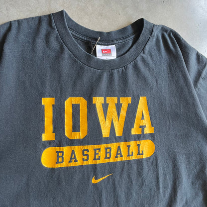 Vintage Nike Iowa Hawkeyes Baseball Spell-Out Tee