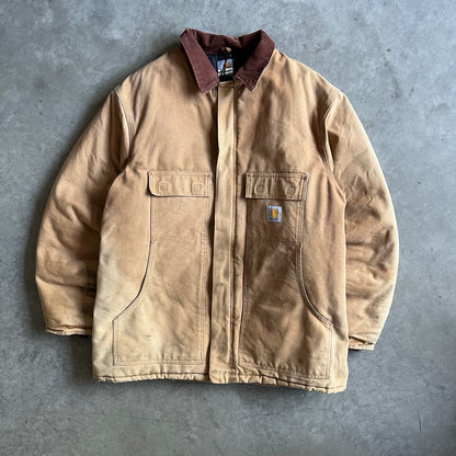 Vintage Carhartt C003 BRN Insulated Optional Hood Jacket