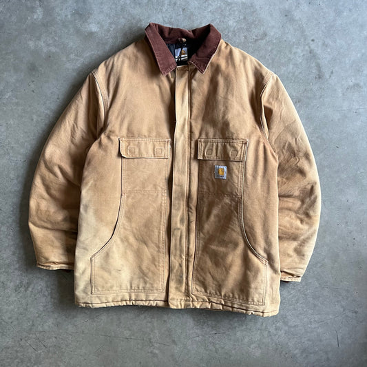 Vintage Carhartt C003 BRN Insulated Optional Hood Jacket