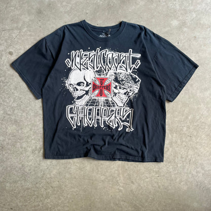 Vintage West Coast Choppers Graffiti Skulls Tee