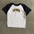 Vintage Nike Iowa Centered Swoosh Raglan Tee
