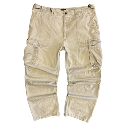Y2K Polo Jeans Co Parachute Khaki Cargo Pants