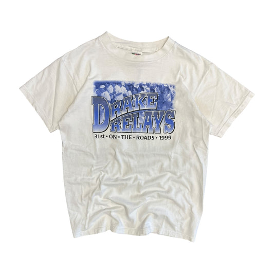 1999 Drake Relays White Tee