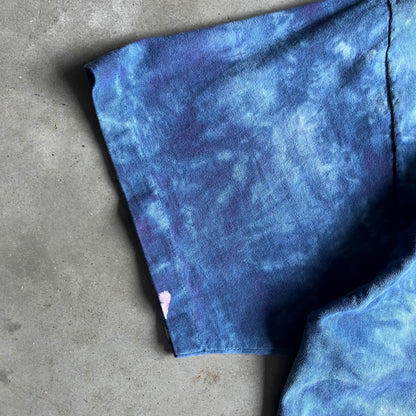 Vintage Gustave Dore Crucifixion Tie Dye Jesus T Shirt