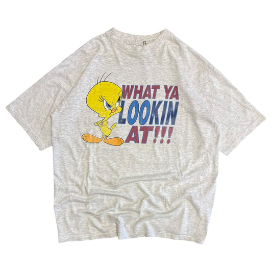 Vintage Tweety Bird “Who You Lookin At” Tee